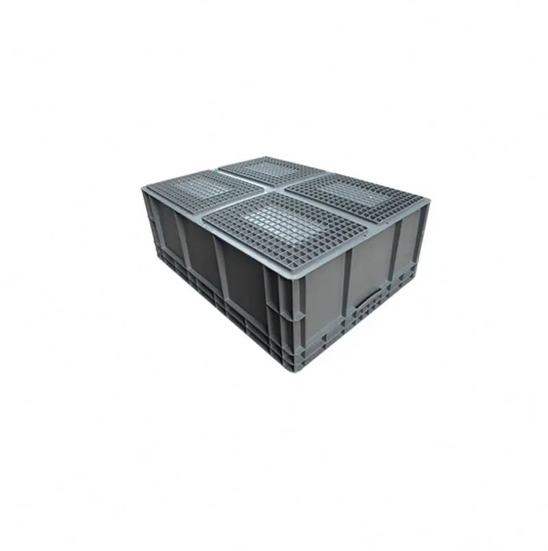 High-quality hot-selling EU plastic mobile crates that are stackable and nestable