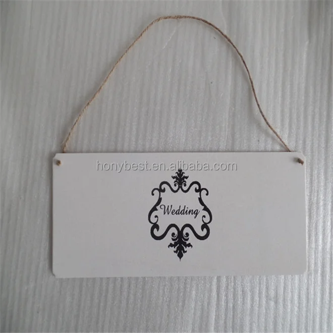 wedding sign wood