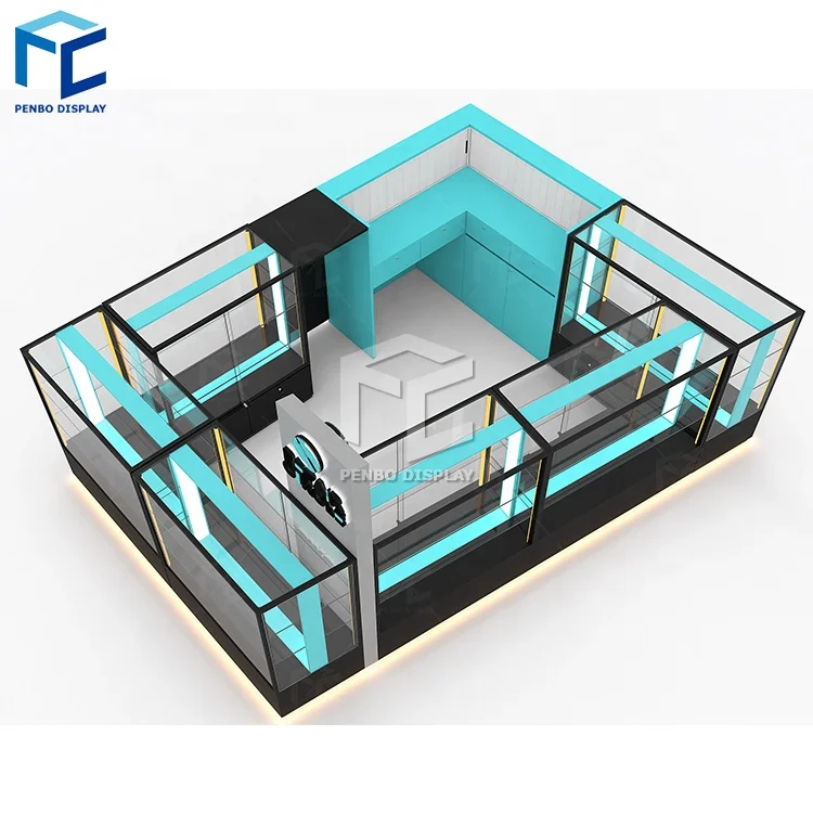 Modern Mobile Phone Shop Interior Design Electronic Display Stand Cabinet Table For Phone Accessories Display shop