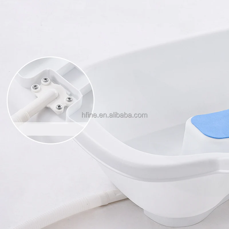  Portable Shampoo Basin with Thermochromic Plug For Elderly Kids and Pregnant