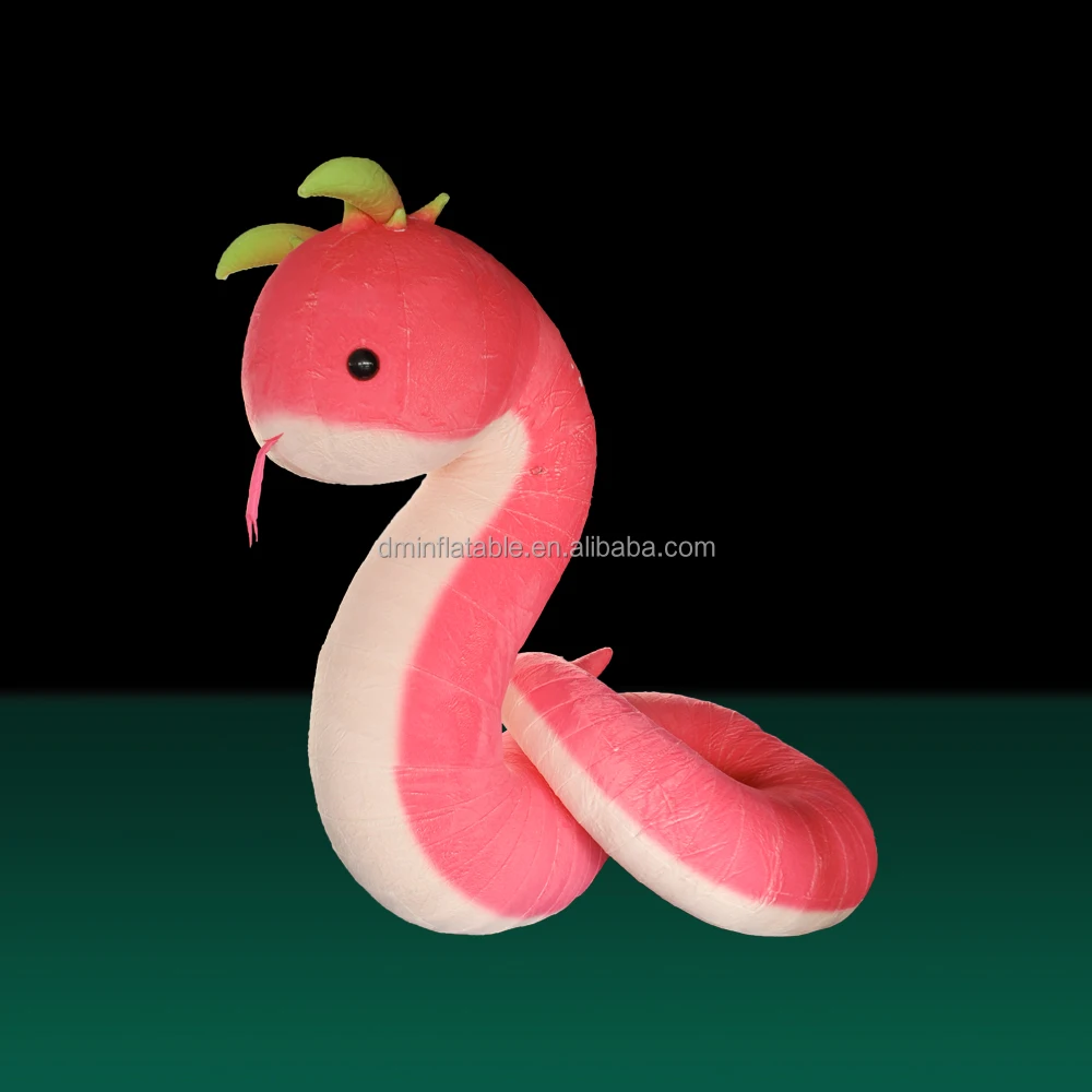 Inflatable Cartoon characters type giant inflatable pink snake boa for outdoor event decoration
