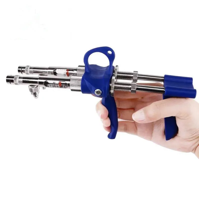 
0.1 1ml automatic double vaccine Syringe for veterinary 