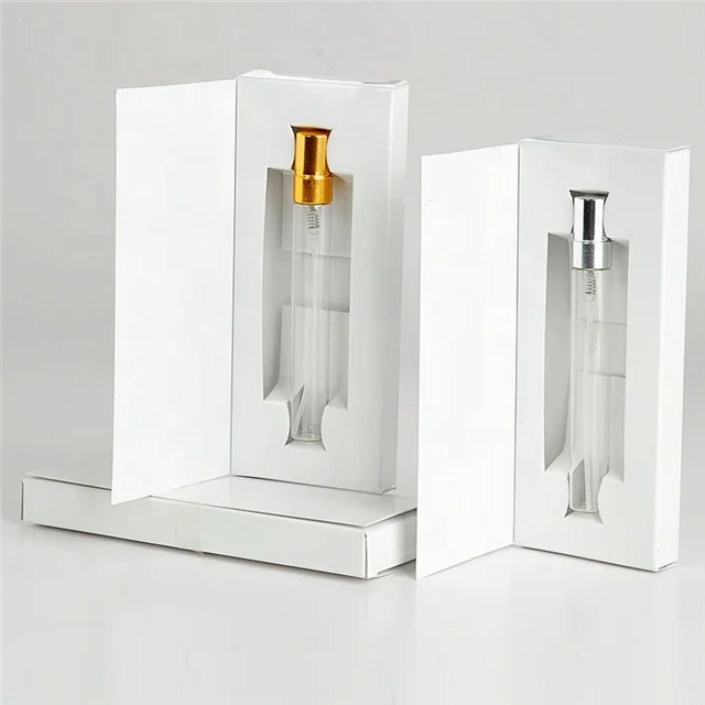 Оптовая продажа, пустой стеклянный флакон для духов 3 мл, 5 мл, 10 мл с коробкой