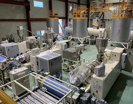 Innovative Technology PVC Automatic Mixing System For WPC Floor Extruder Line