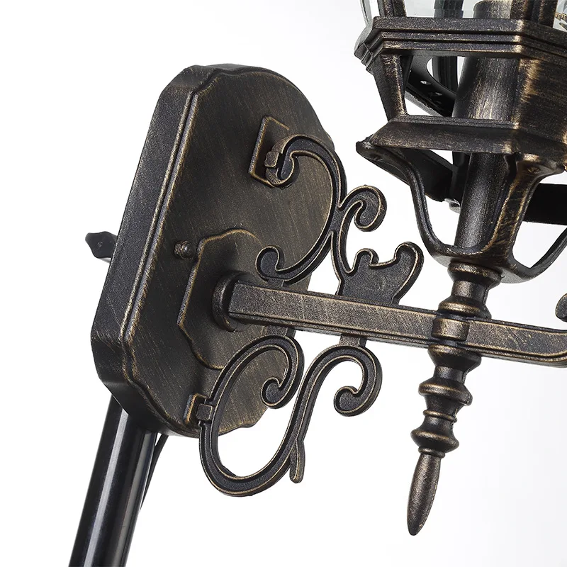 High quality aluminium classical modern indoor loft antique vintage garden wall lamp LED outdoor wall light lamp