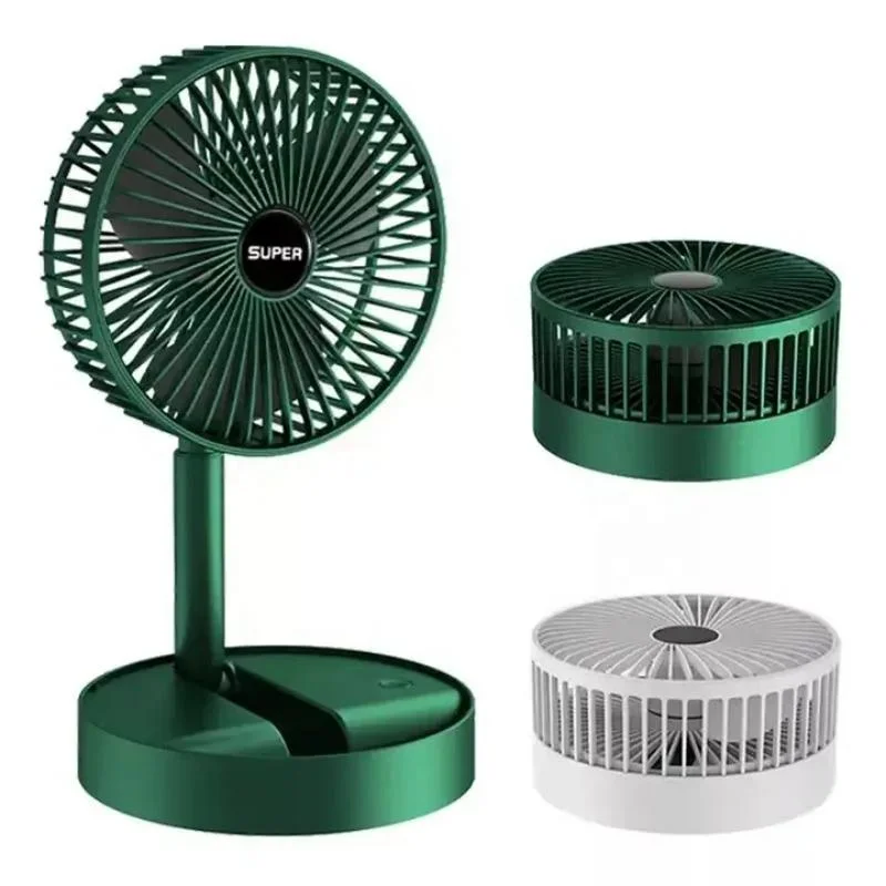 Summer Gifts Home Appliances Desk Rechargeable Usb Powered Fan Portable Folding Charging Table Fan
