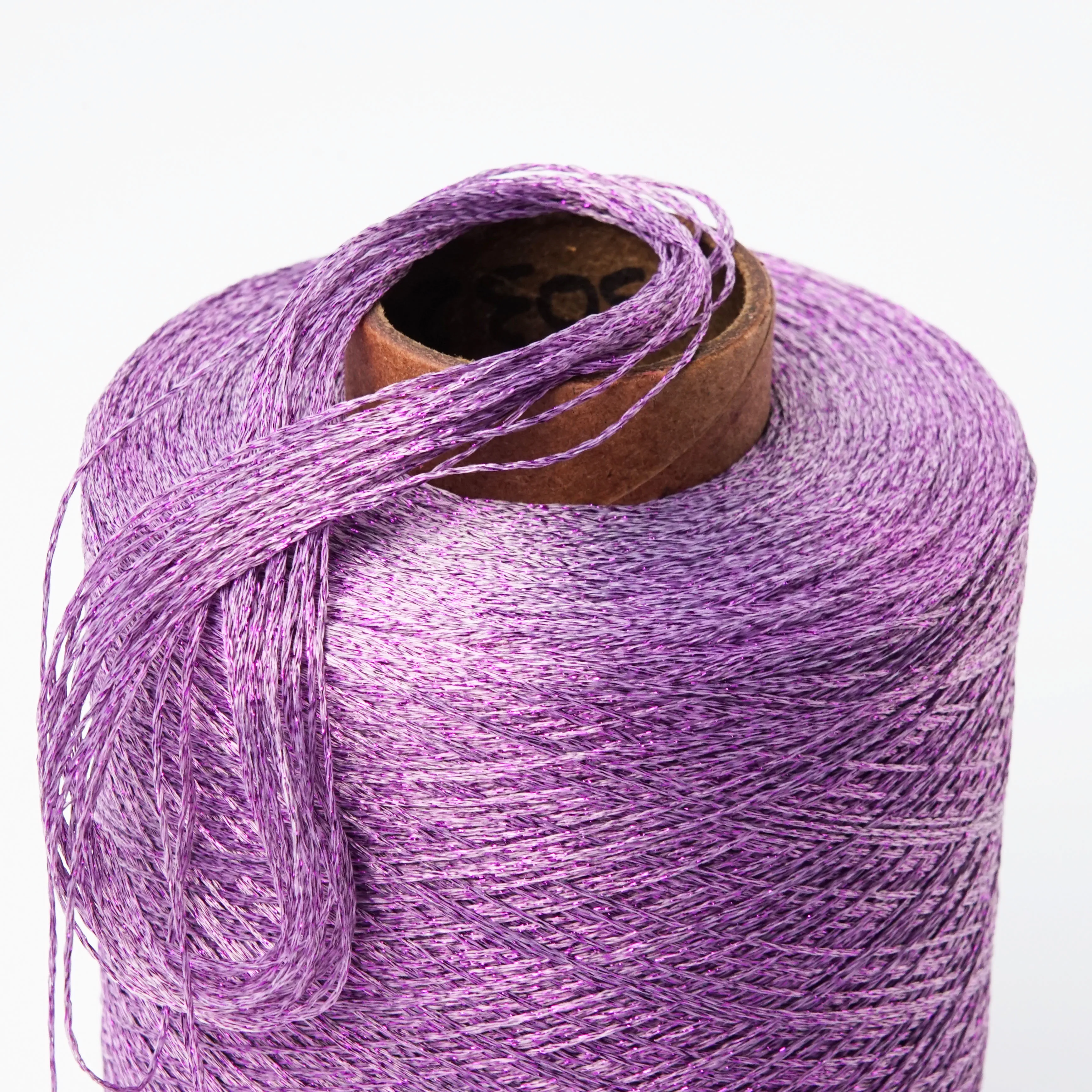 Mercerized silver yarn 65% Polyester 35% Metallic Flash Lurex Color Mixing colors knitting crochet Metallic yarn for weaving