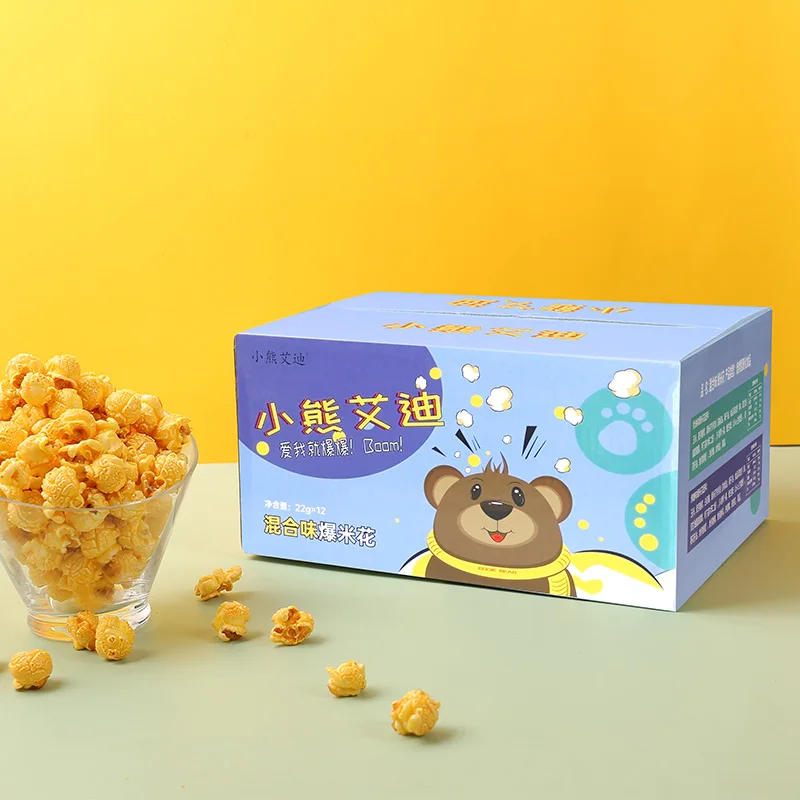 Хрустящий Попкорн с карамельным вкусом низкокалорийные высококачественные закуски не жареные пышные продукты