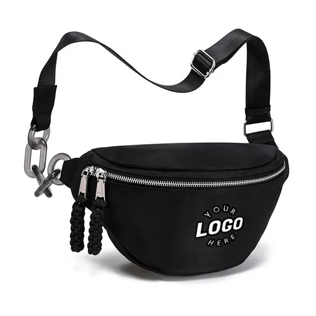 custom neoprene leather PU nylon Bum Bag Plus Size Fanny Pack for Women Fashion Waist Pack Travel Crossbody Bags Belt Bag nylon