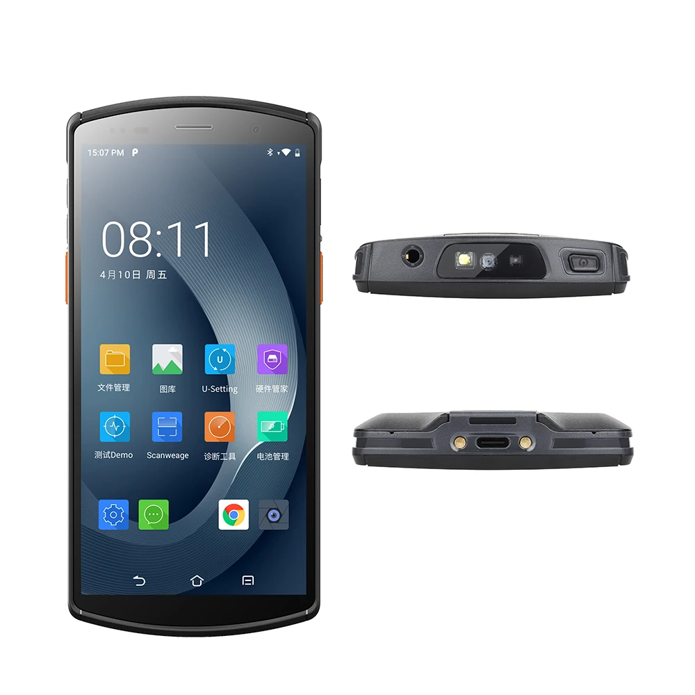 IP67 Android 9 OS 4G LTE android ручной сканер штрих-кода PDA с NFC GPS