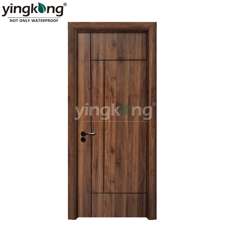 Yingkang 800/900/1000Mm Width Big Size Full WPC Hollow Door With Vacuum Molding Process Saudi Arabia United Arab Emirates