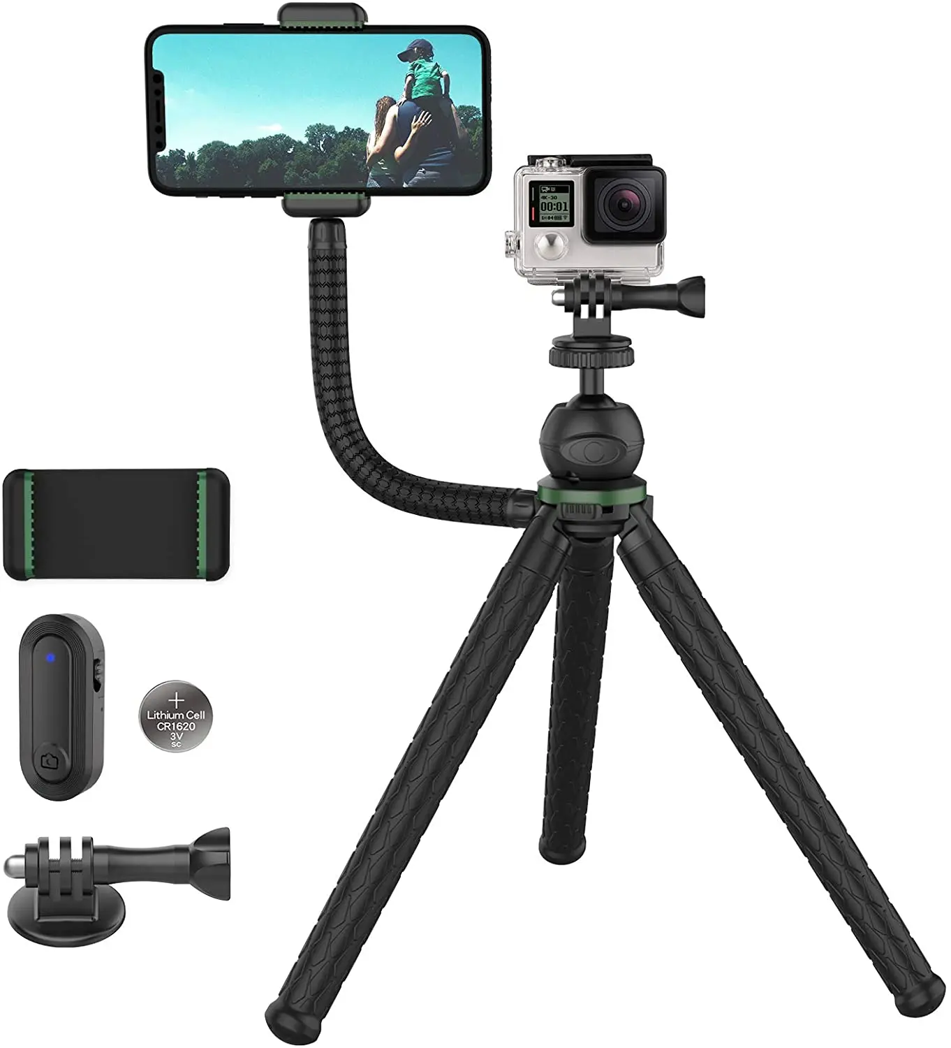 
TECELKS Tripods tripod for phone Mobile camera holder Clip smartphone monopod tripe stand octopus mini tripod stativ for phone 