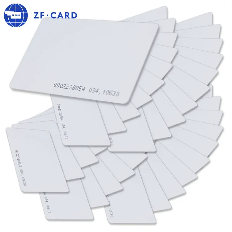 Printable MIFARE(R) Classic 1k 13.56mhz Rfid Blank Pvc Card For Access Control Card