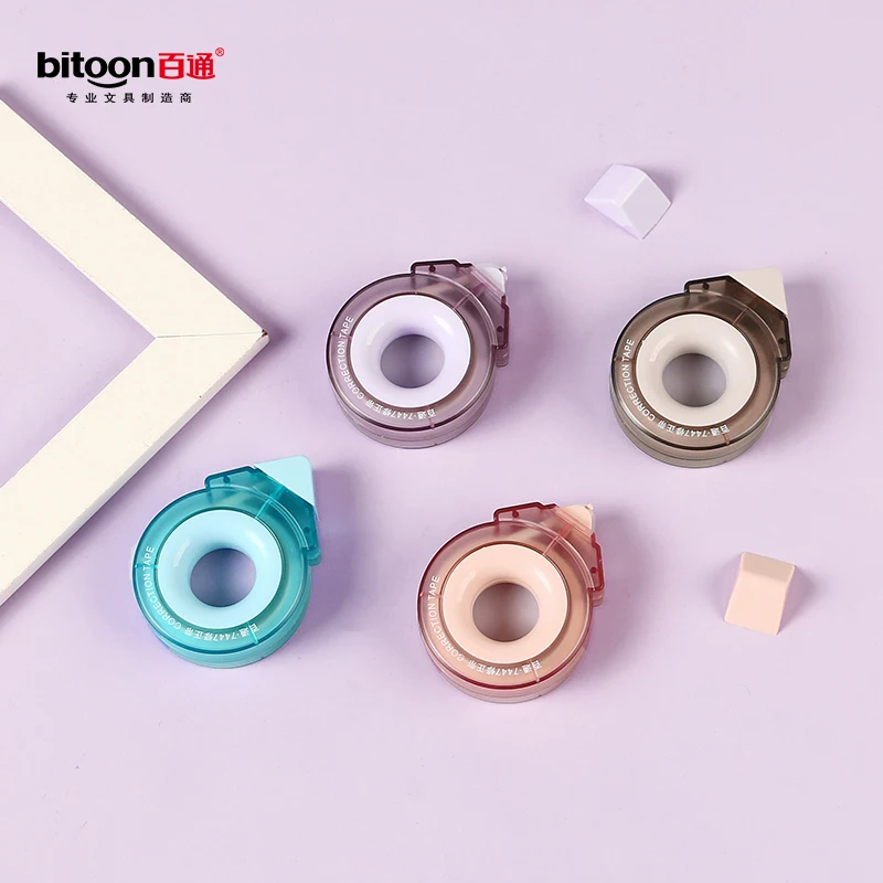 OEM Brand Morandi Color Correction Tape Hot Selling Eco-Friendly Blister Designs High Quality Durable Tape for Students