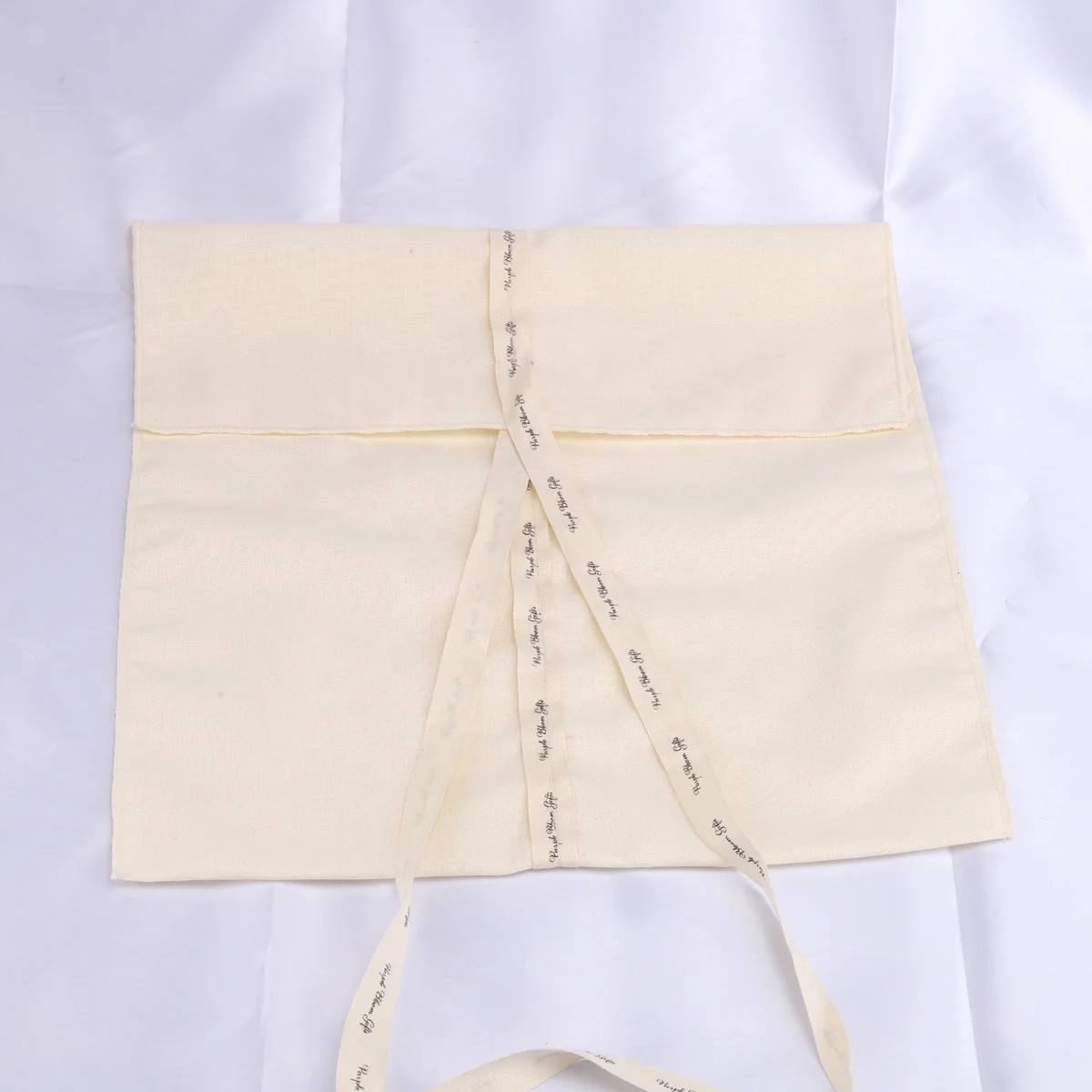 Custom Logo Printed Cotton Linen Envelope Gift Pouch Dust Clothes Underwear Packing Cotton Bag