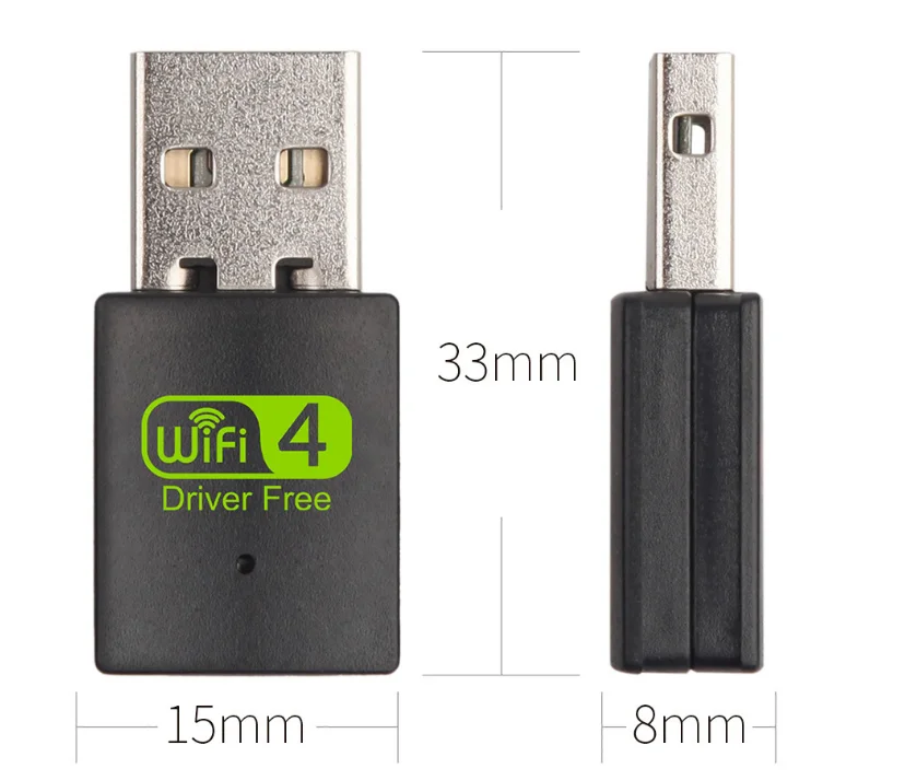 Mini USB Wifi Adapter 300M Wireless USB Wi-Fi Receiver 802.11n Wireless USB Wifi Dongle Support Windows Systems