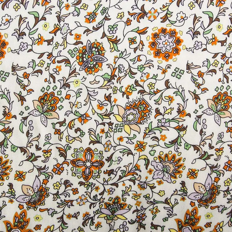 Customized Design 100 English Japanese Poplin Plain Cotton Printed Fabric for Garment