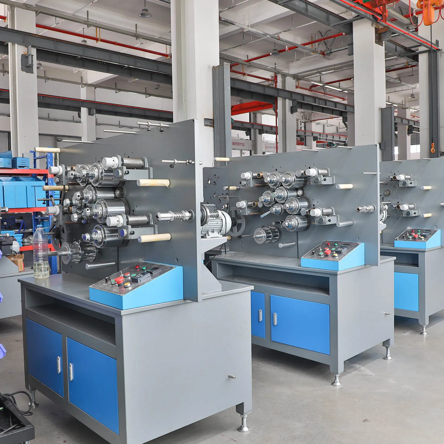 JS-1031B Fully Automatic Roll to Roll 4 Colors Rotary Label Printing Machine for Nylon Taffeta, Elastic Band and Wash Care Label