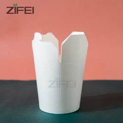 Customized Printing Recycle Biodegradable Food Grade Disposable Take Away  Packaging Noodle Box