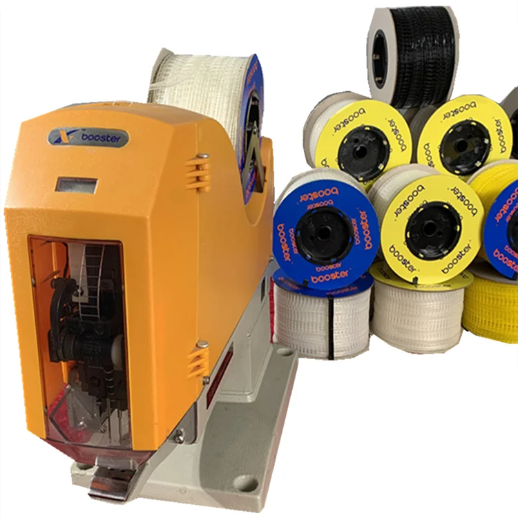 Booster  Fastener Rolls Plastic Staple Attacher Pin Making Machine Line Commercial Plastic Staple Machine for Sale