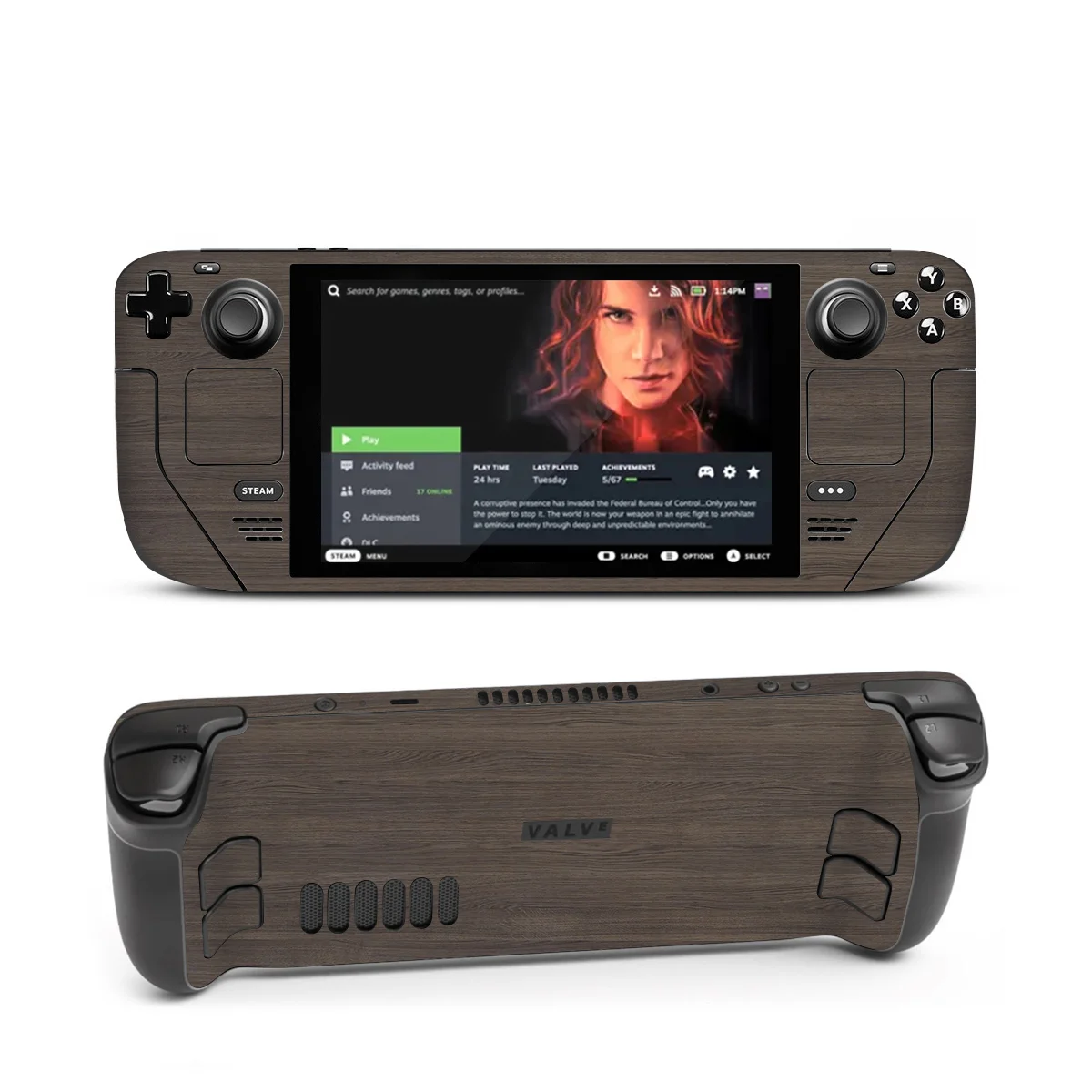 Custom LOW MOQ Skin Sticker Protective Vinyl Decal Sticker Game Accessories For Steam Deck