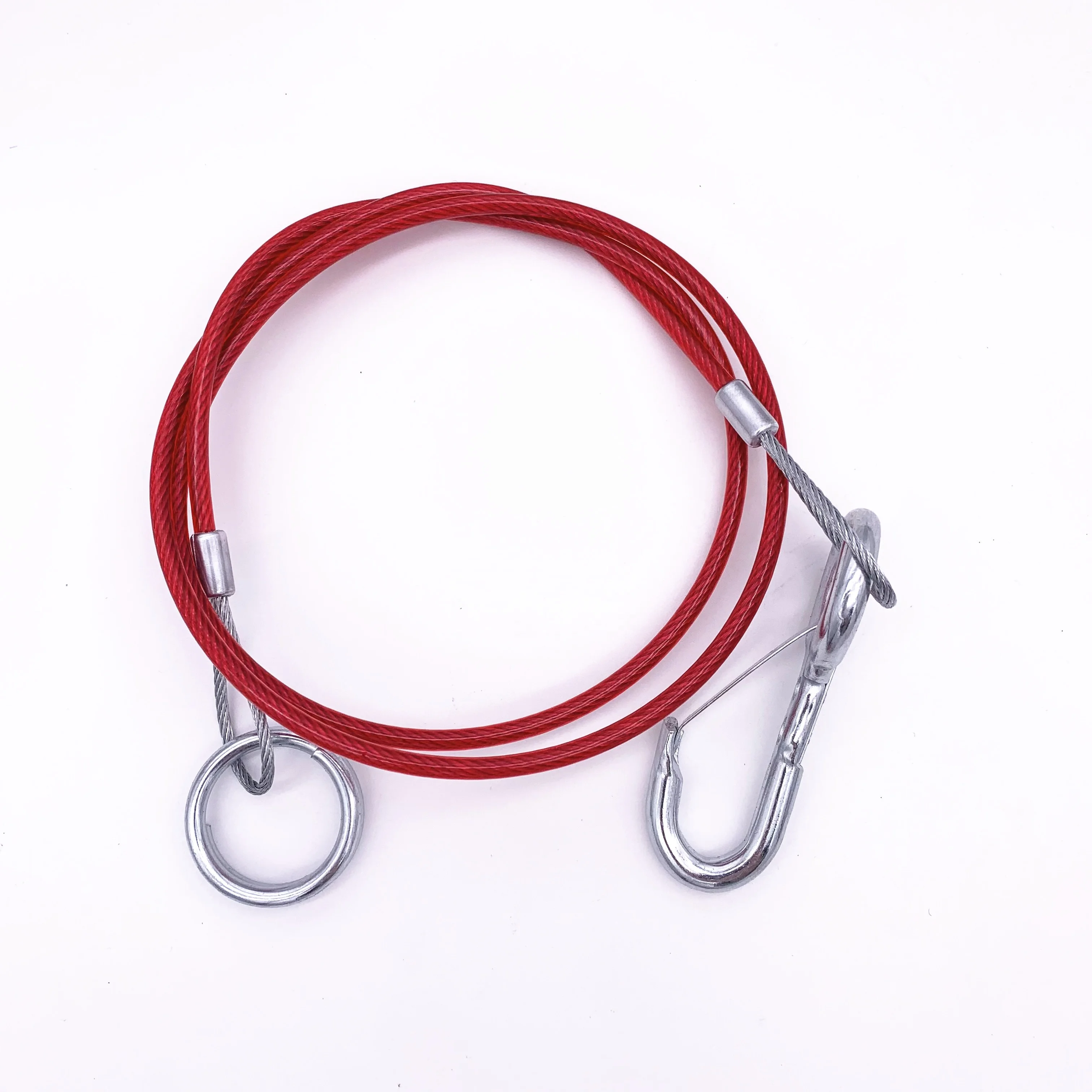 C-Pin 4 FT brake switch breakaway cable spring tool safety spring retractable tool lanyard Trailer Breakaway Cable