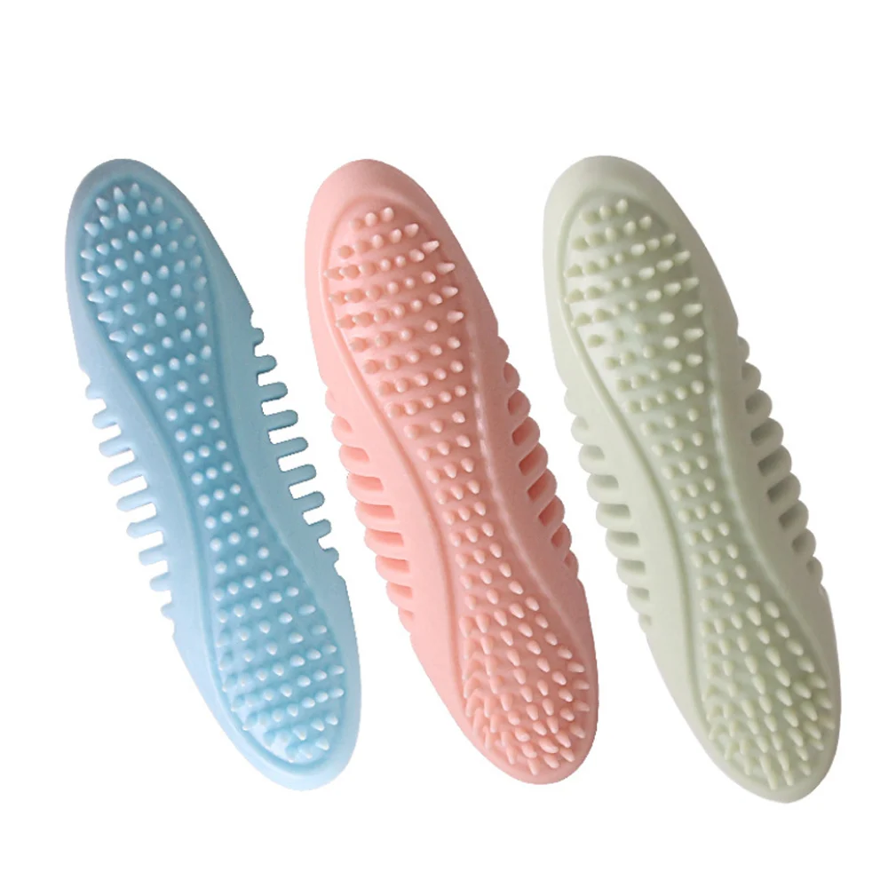 New Dog Chew Molar Pet Interactive Training Bite Stick Toothbrush Teeth Cleaning Soft Natural Rubber Toys For Dog