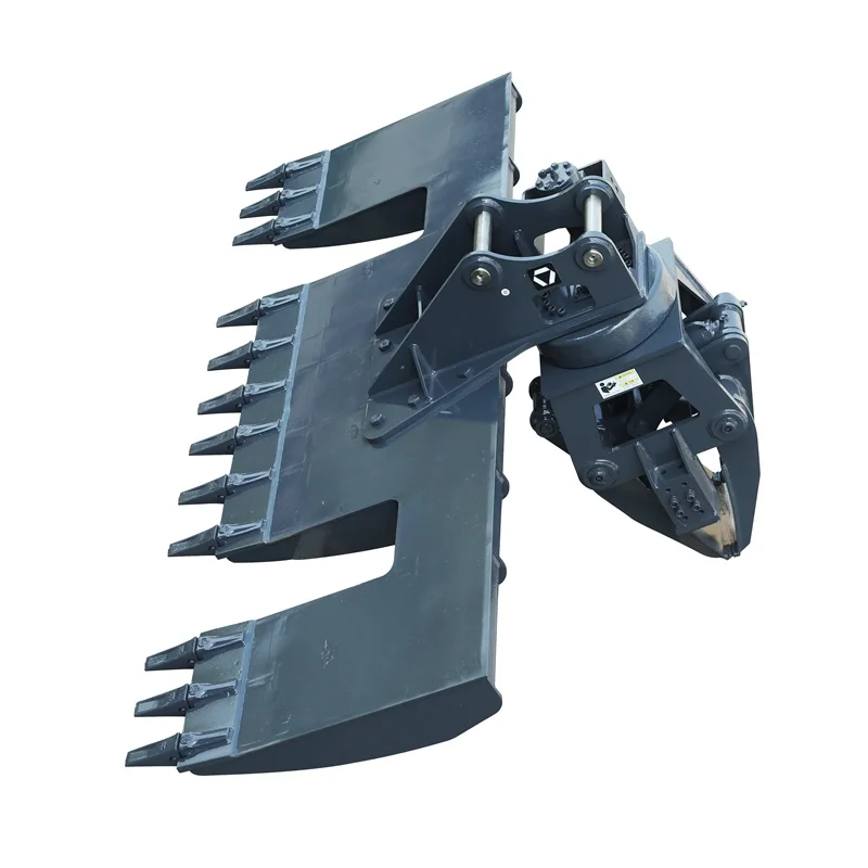 China railroad sleeper changer maintenance equipment machinery track gauge railway machinery machine Front end of excavator