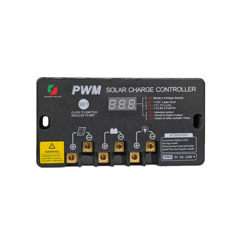 Дропшиппинг 3 режим работы от батареи Макс 4AWG провода с выходом 5V/2A напряжение на выходе USB 12/24V 20A PWM регулятором солнечного заряда контроллер