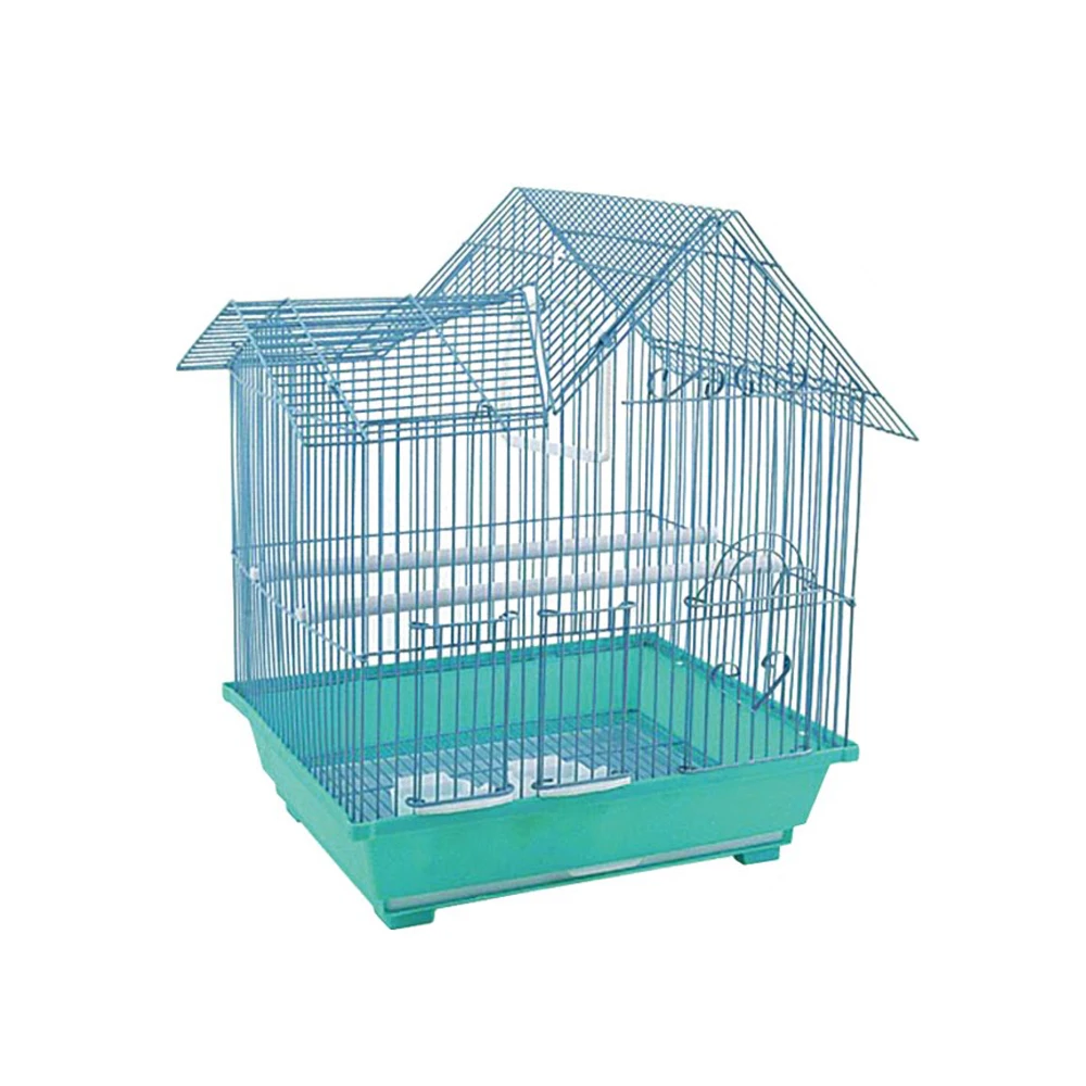 Folding Metal Splicing Birds Nest House Hanging Bird Cage Custom Portable Multiple Color Iron Big Birdcages for Finch