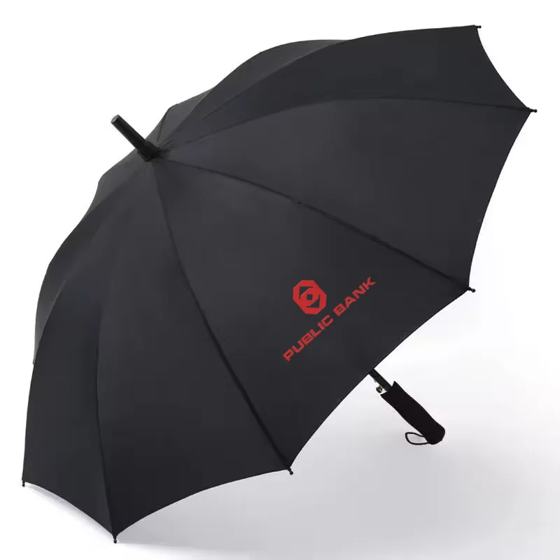 2024 Promotion Custom New Model Windproof Rain Gift Golf Umbrella With Logo Printing For bank business corporate gifts