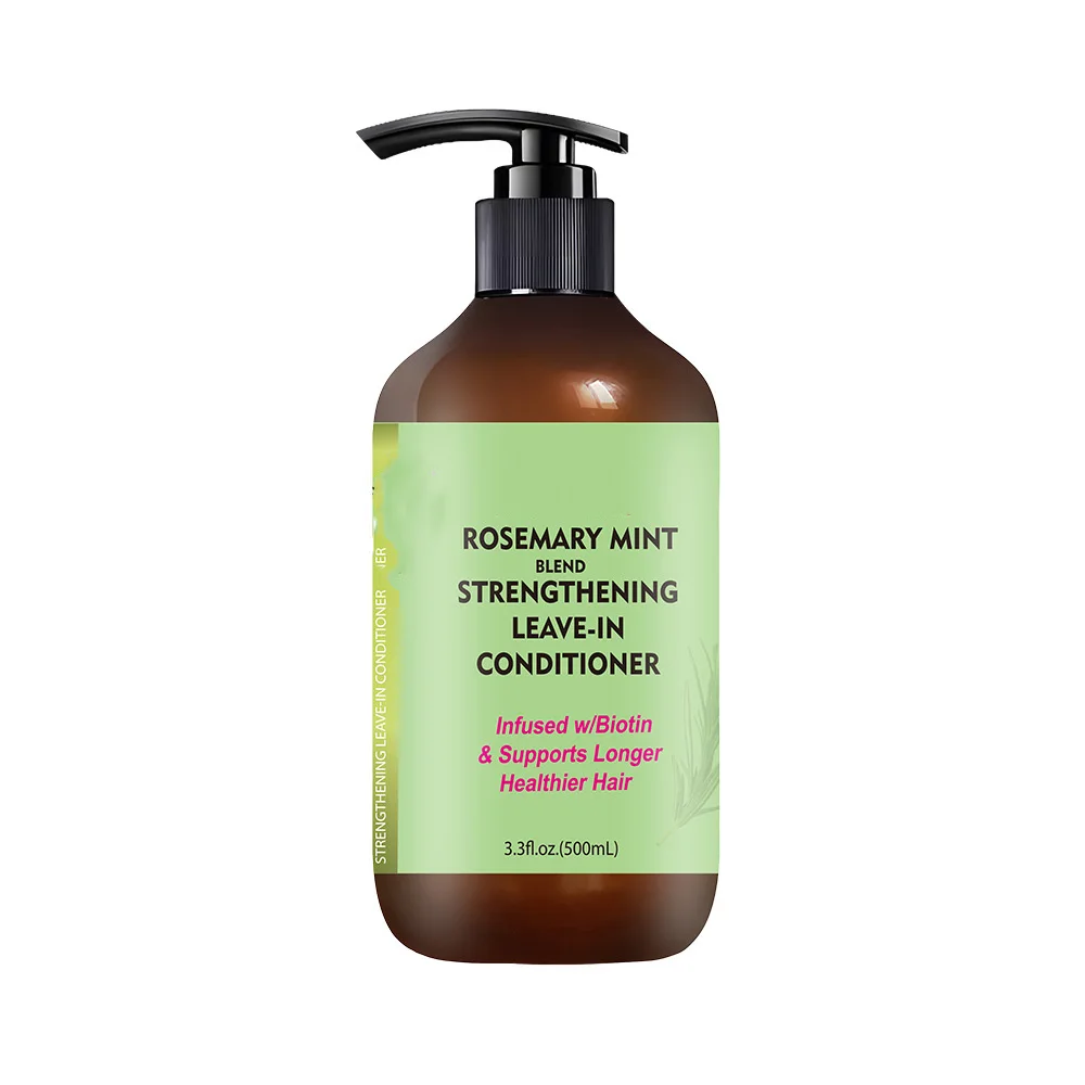 Factory Organic Rosemary Mint Scalp Hair Strengthening Oil Masque 340g Infused Biotin and Encourages Growth Hair Mask