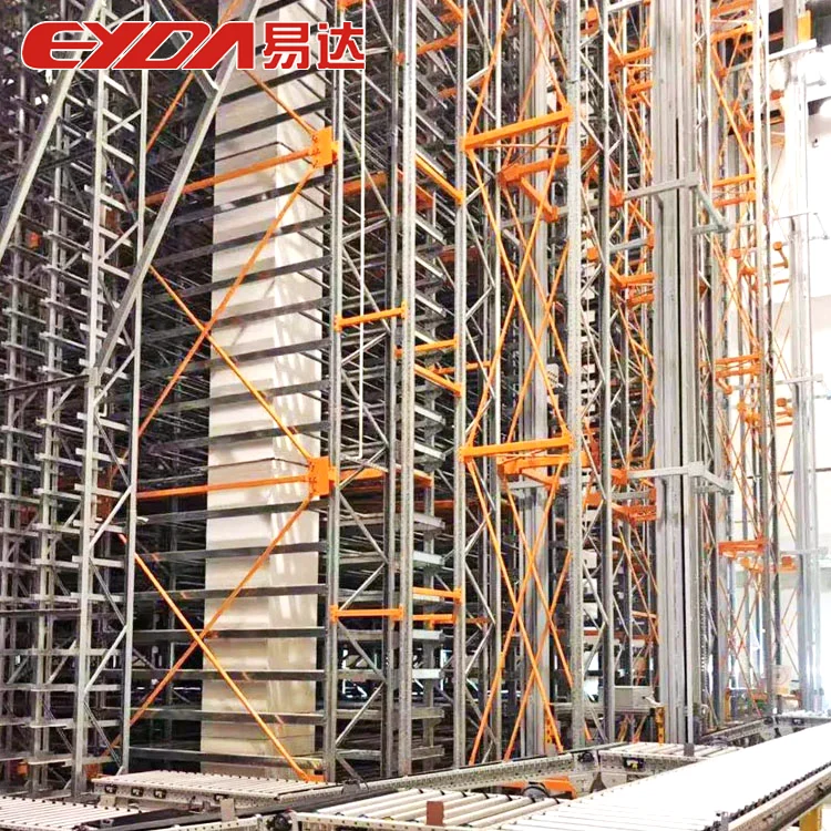 Eyda Warehouse Automated Stacker Crane Automatic Storage Retrival Picking Racking System ASRS