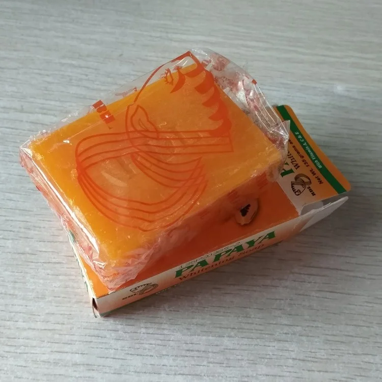 Baby face papaya glycerin whitening kojic acid soap