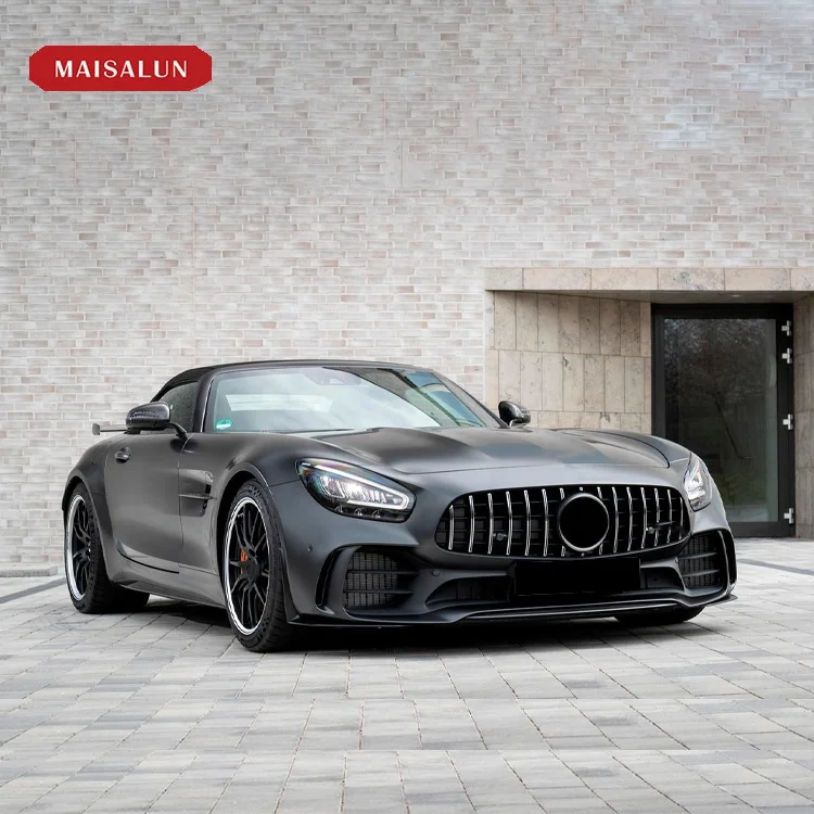 Wholesale Car Spare Parts Car Bumper Bumper Rear Spoiler Fiberglass Upgrade to GTR Style Caron Fiber Bodykit For BENZ AMG GT