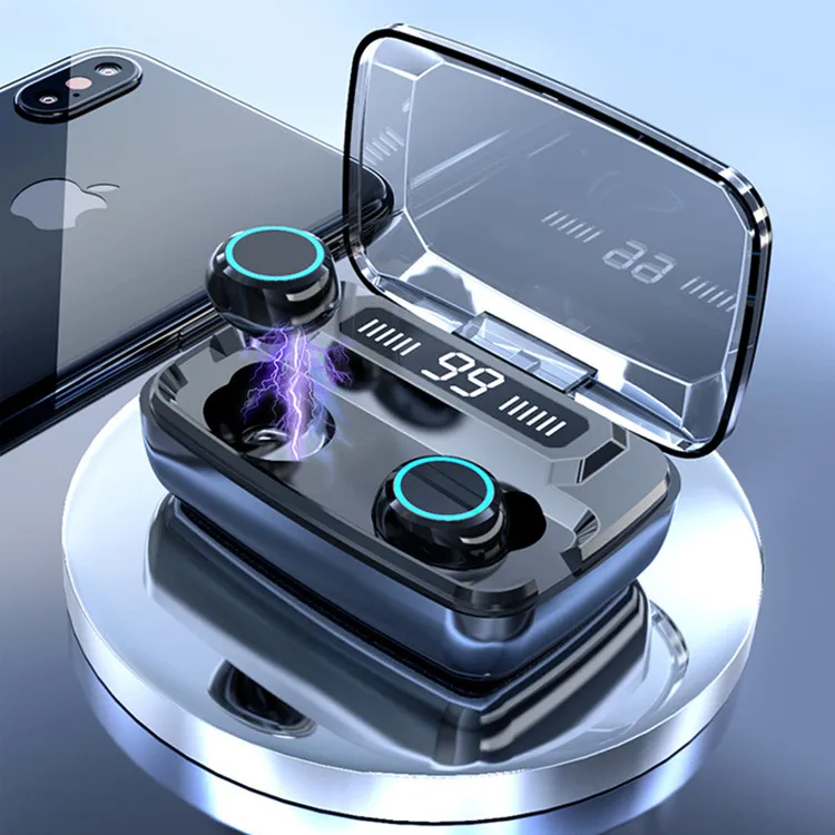 PJD TWS M11 наушники с сенсорным управлением TWS BT 5,0 наушники 3300 мАч HiFi IPX7 Водонепроницаемая гарнитура Беспроводные