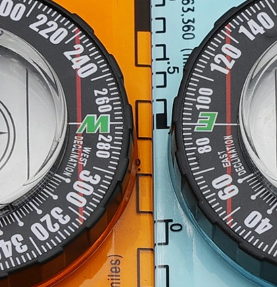 Poeticexist Plotting Magnetic Glass Marine Outdoor Necklace Body Kits Headlights Keychain Watch Jeep Compasses