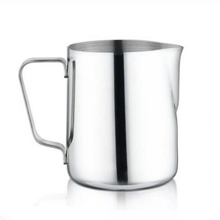coffee milk jug with stainless steel for high quality  barista milk pitcher