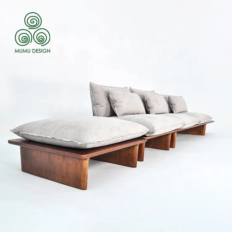 Деревянный современный секционный диван-кровать большая мебель для гостиной