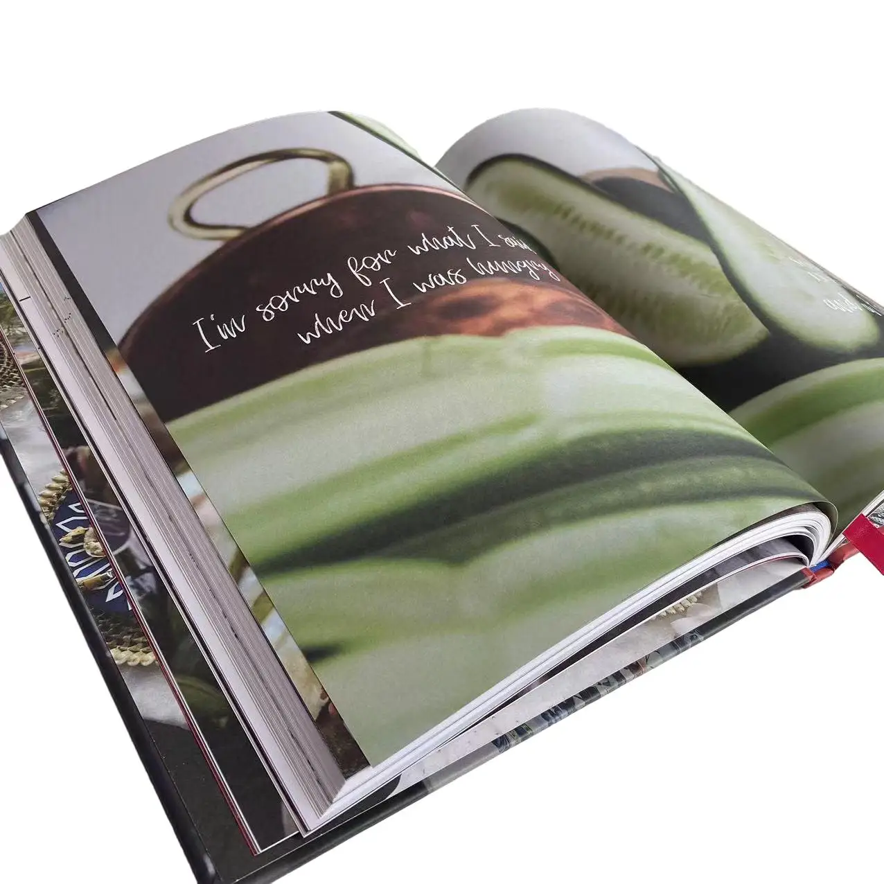 Excellent Layout Design For Business Magazines Hardcover Books Decorative Coffee Table Book Hardcover Printing