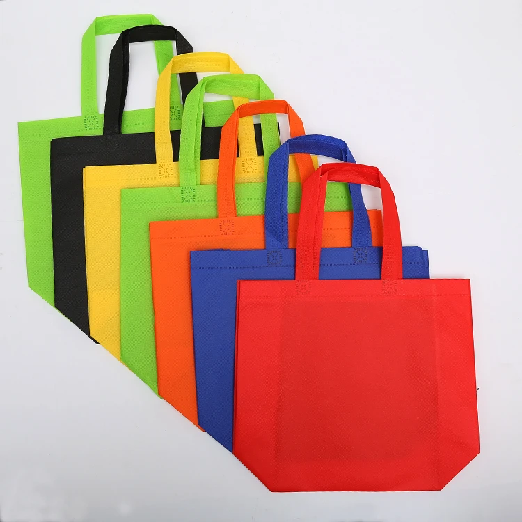 
Quality wholesale cheap stock custom logo printed nonwoven recycled grocery reusable eco friendly shopping non woven tote bag 