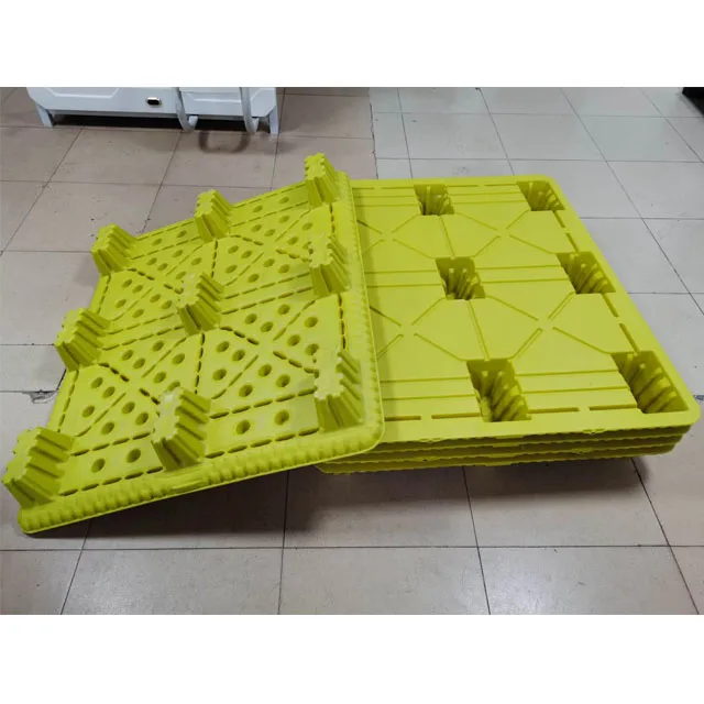  Сверхмощный двухсторонний евро HDPE Большой Штабелируемый Реверсивный грузовой пластиковый поддон хорошего качества от производителя пластиковых