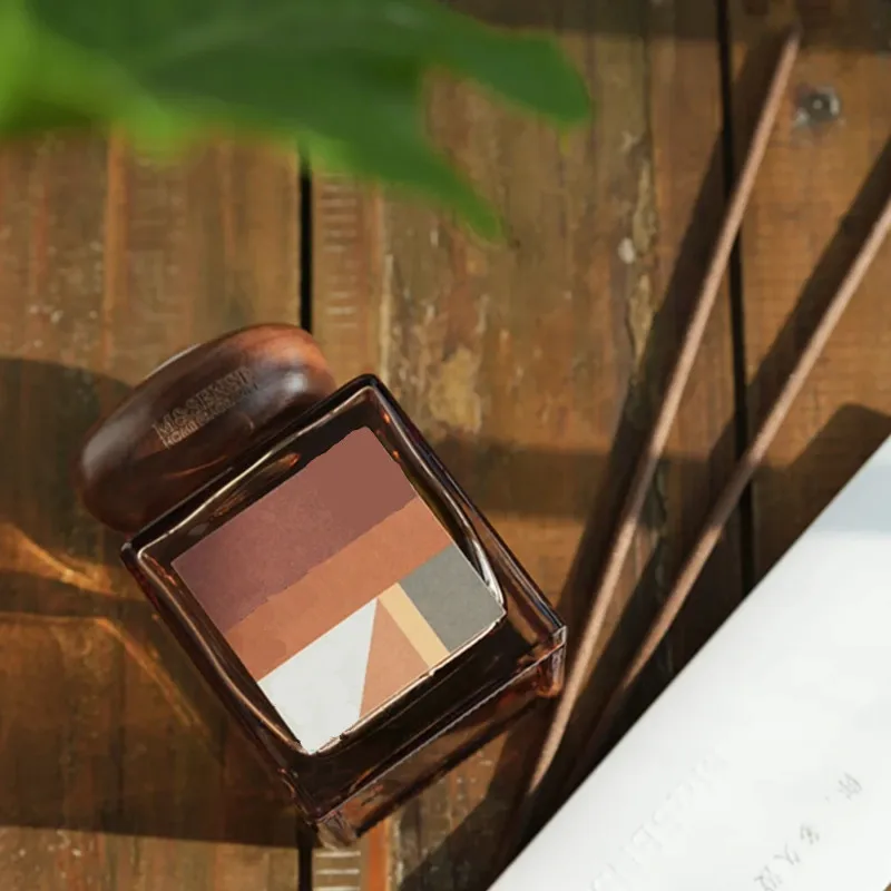 180ml brown diffuser perfume glass bottle for home