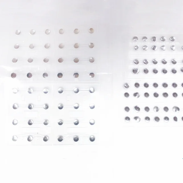 Reida Stamped Snap Stainless Steel 280g 350g Force Metal Dome 4 Legged Cross Shaped Spring Dome Button Dome