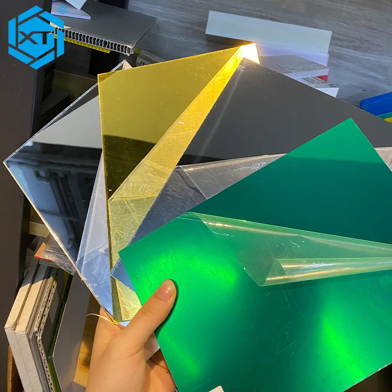 Acrylic Mirror Sheet Decor Wall Sticker Adhesive Golden Frame Moulding 100% Virgin Methyl Methacrylate ( MMA) Xintao 1.19