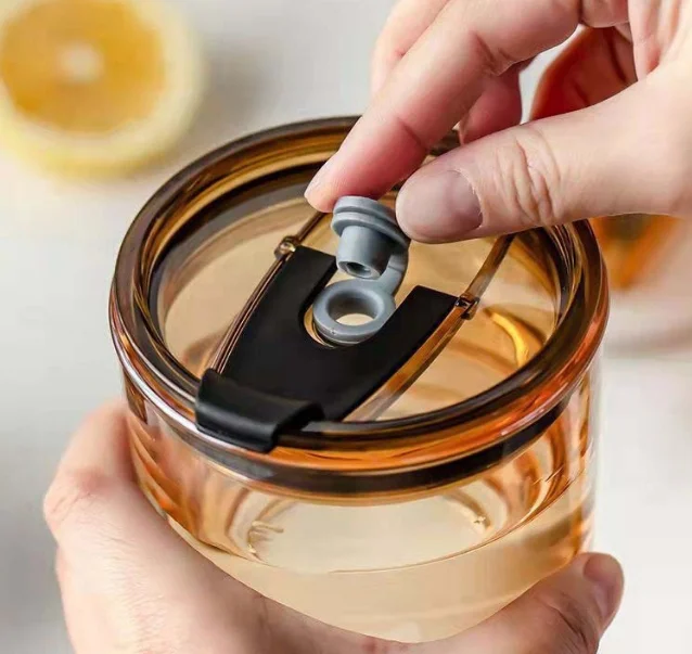 Многоразовые очки для питья бамбуковые крышки банок стеклянная соломенная сублимационная банка 16 унций