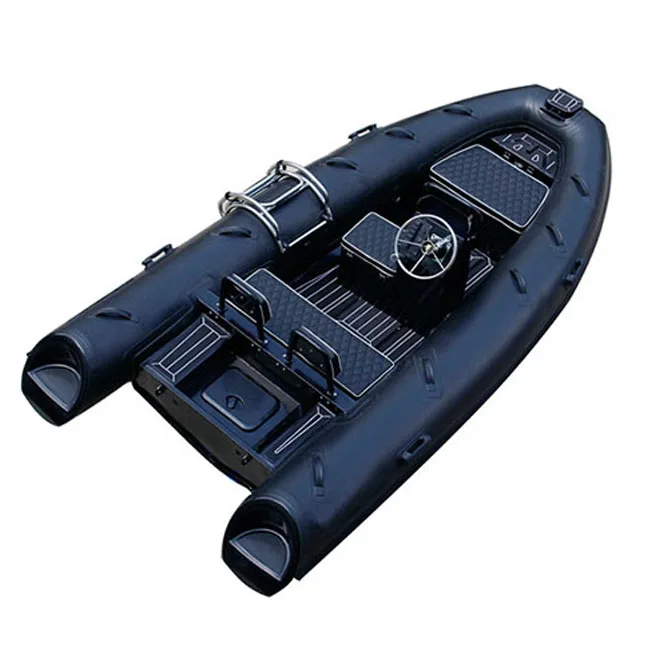 Small Dinghy 12ft RIB 360 Welded PVC/Hypalon/ORCA Aluminum Hull Rhib Inflatable Boat With Fuel Tank