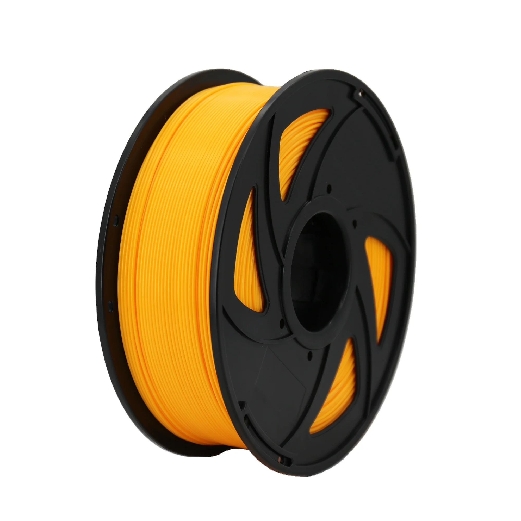 Factory Wholesale High Quality Abs Filament 1kg 390m Yellow Plastic Spool 3d Printer Filament