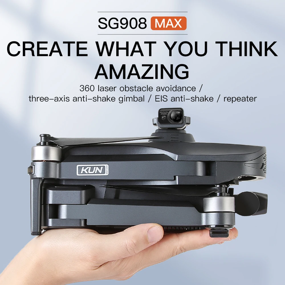 SG908MAX Drone 3-Axis Gimbal Camera 5G 4K Camera Drone Obstacle Avoidance Wifi GPS FPV Professional Quadcopter SG908 MAX Drone