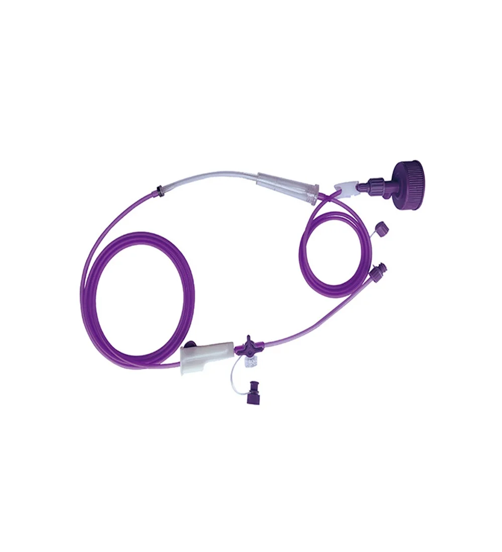 Medical Disposable Gravity Set Y Injection Port Stomach Feeding Tubes Gastrostomy Tube IV Set